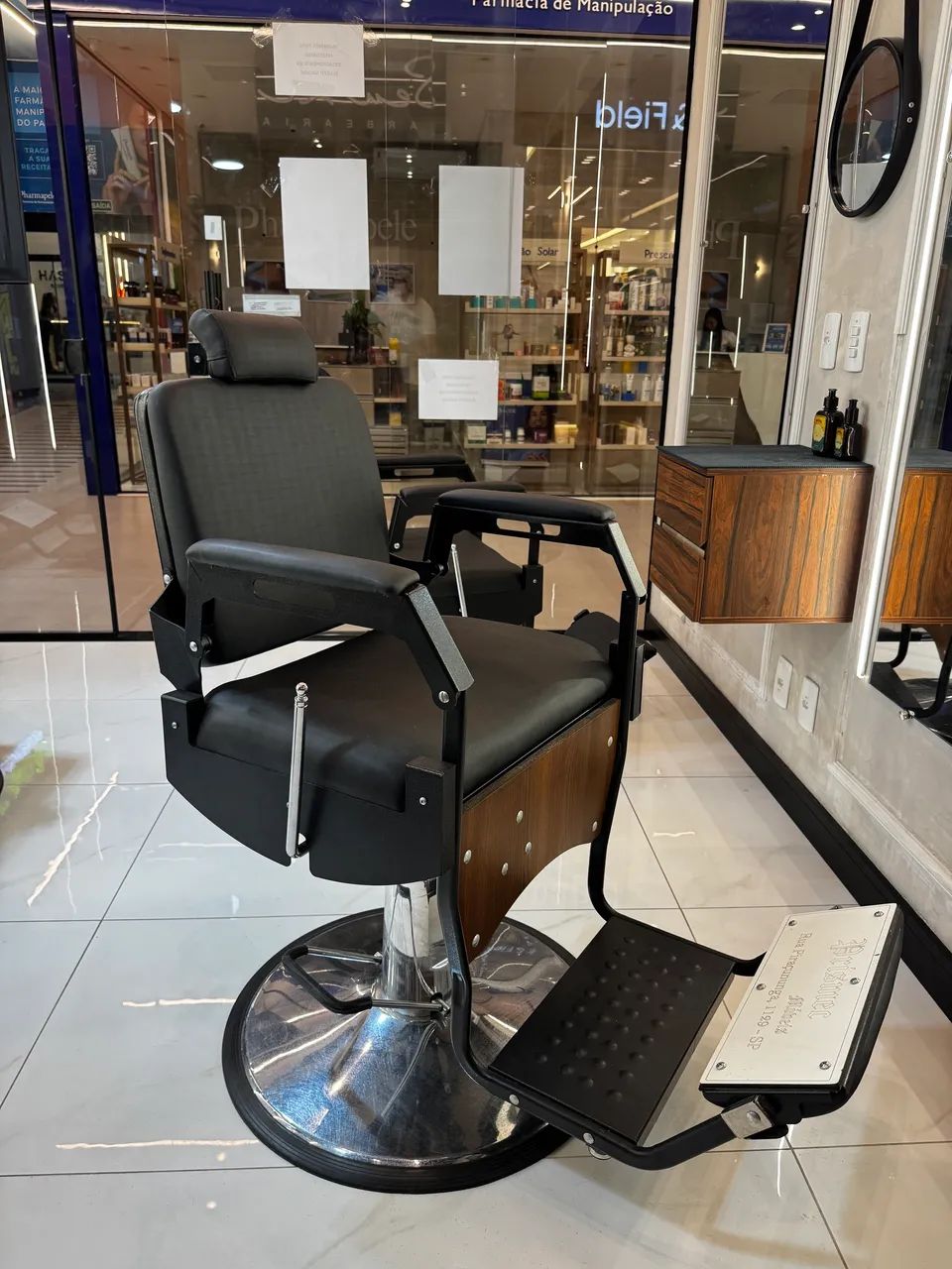 Barber Pro Assento Anatômico (cadeira de barbeiro)