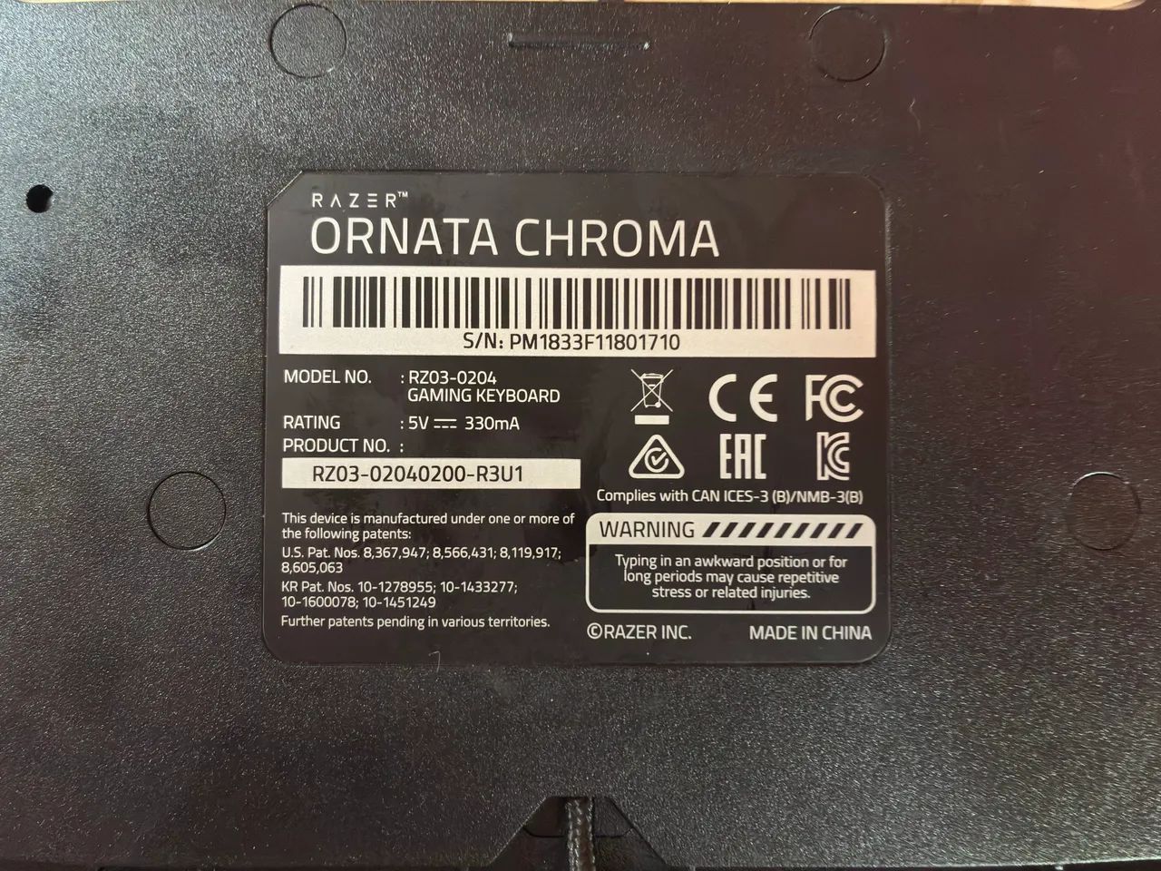Teclado Razer Ornata Chroma - Foto 3