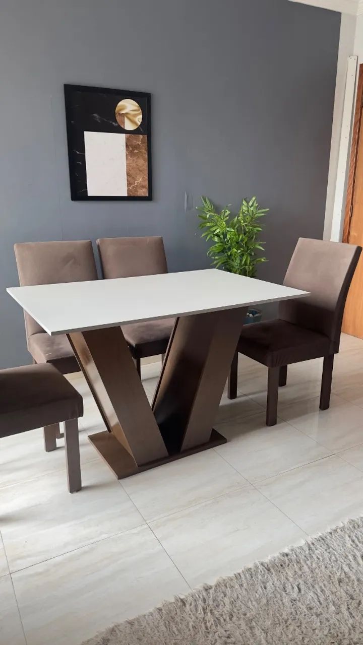 Mesa de jantar 4 cadeiras65576099395969121