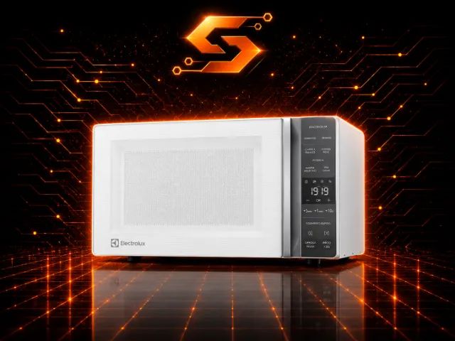 3x sem juros - Micro-ondas Electrolux Branco 23L Efficient 220v