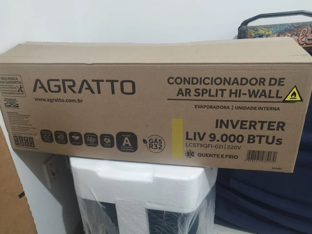 Ar-condicionado Inverter 9000 BTUs 