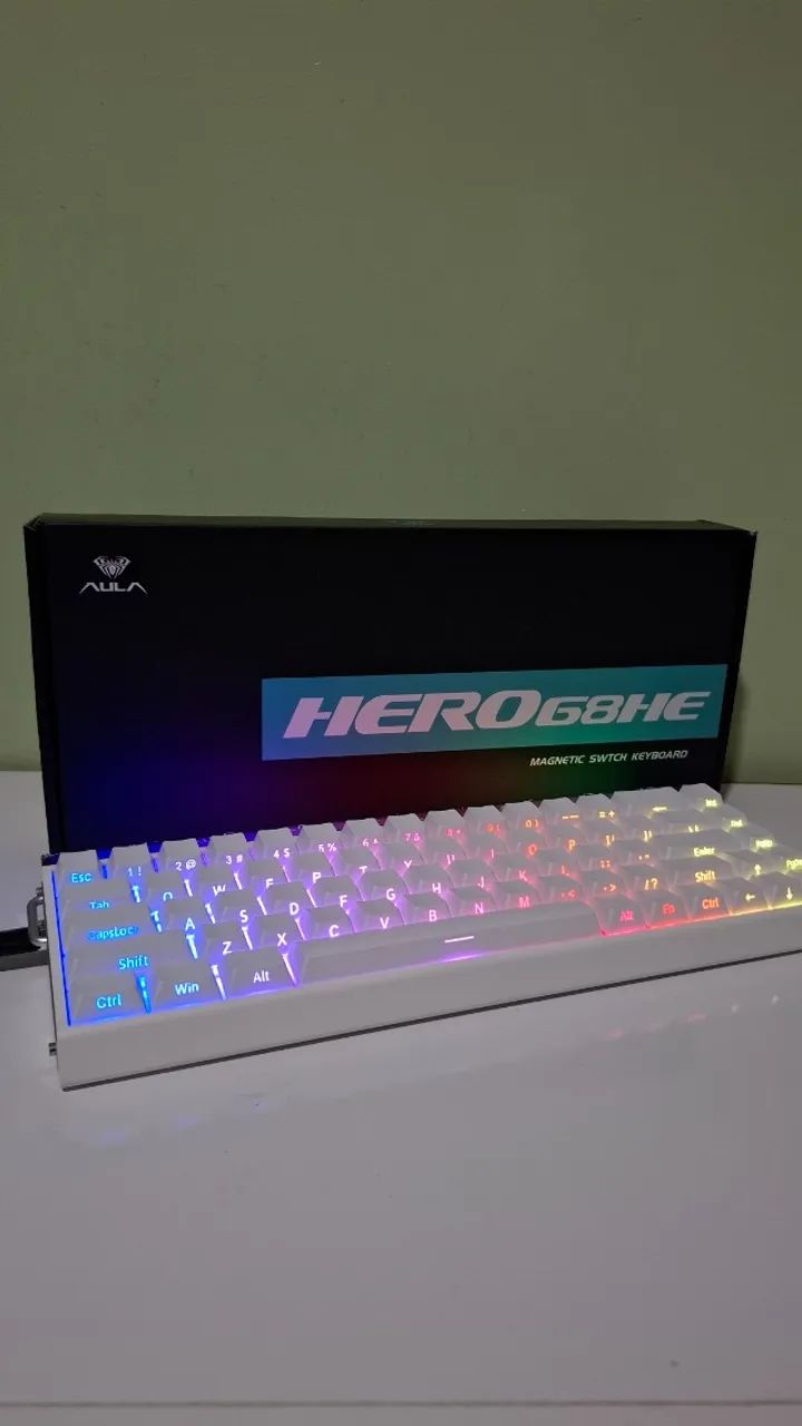 TECLADO MAGNÉTICO AULA HERO 68HE(LACRADO) - Foto 3