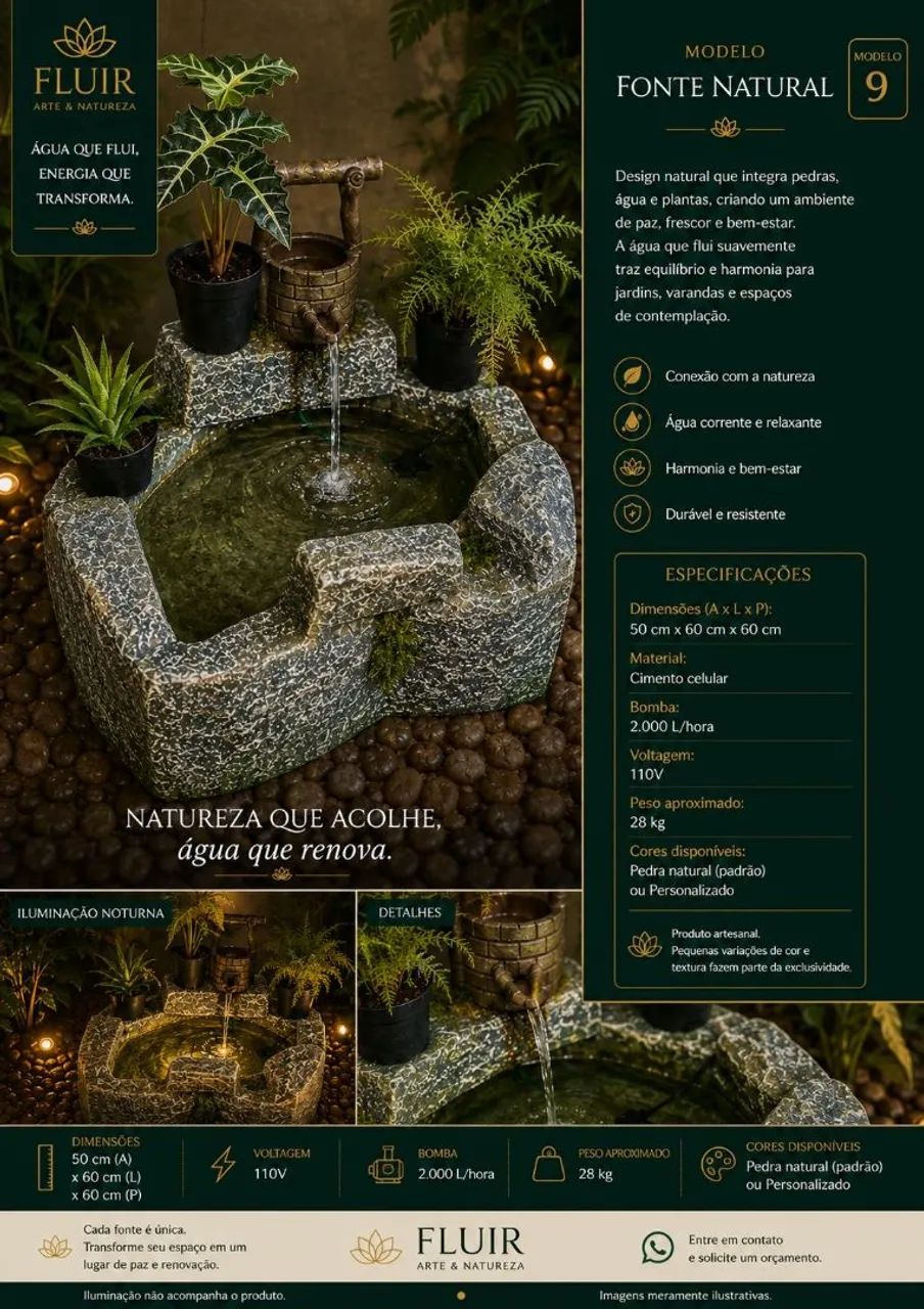 Maravilhosa Cascata Rústica!