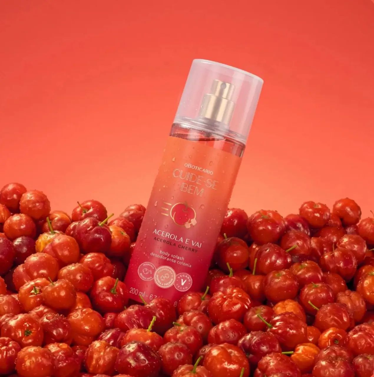 Body Splash Cuide-Se Bem Acerola E Vai - Foto 3