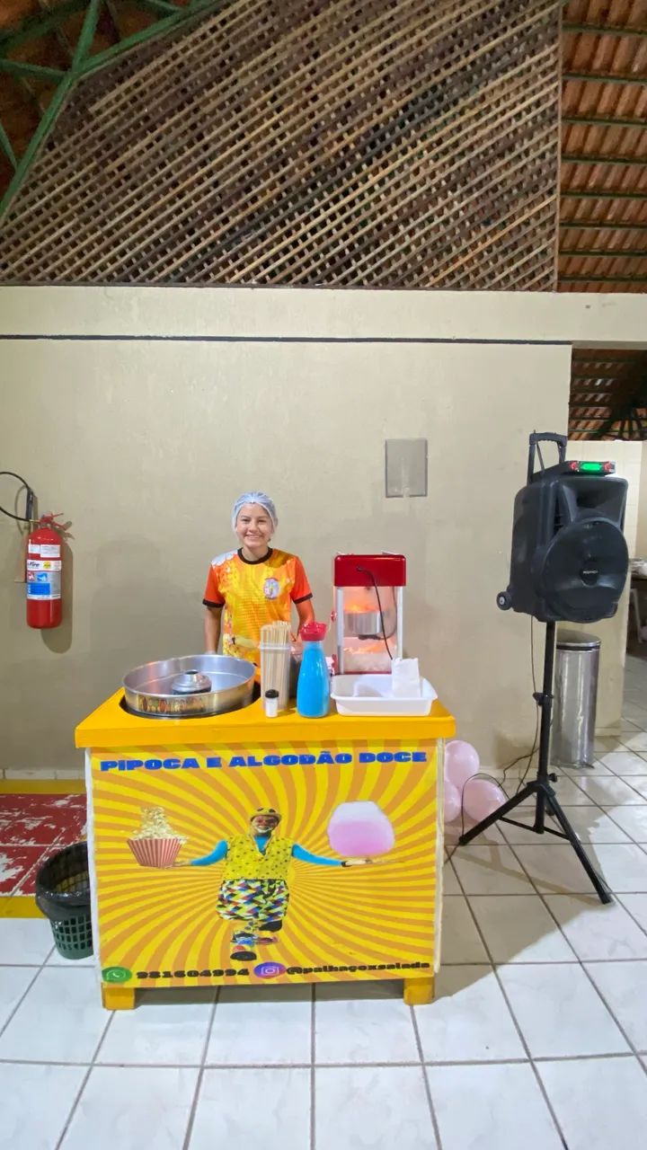 Barraca de pipoca e algodão doce  - Foto 2