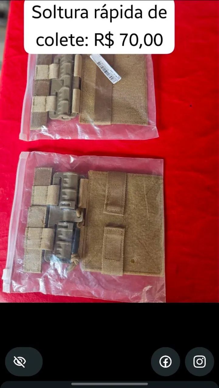 Soltura rápida de colete. 