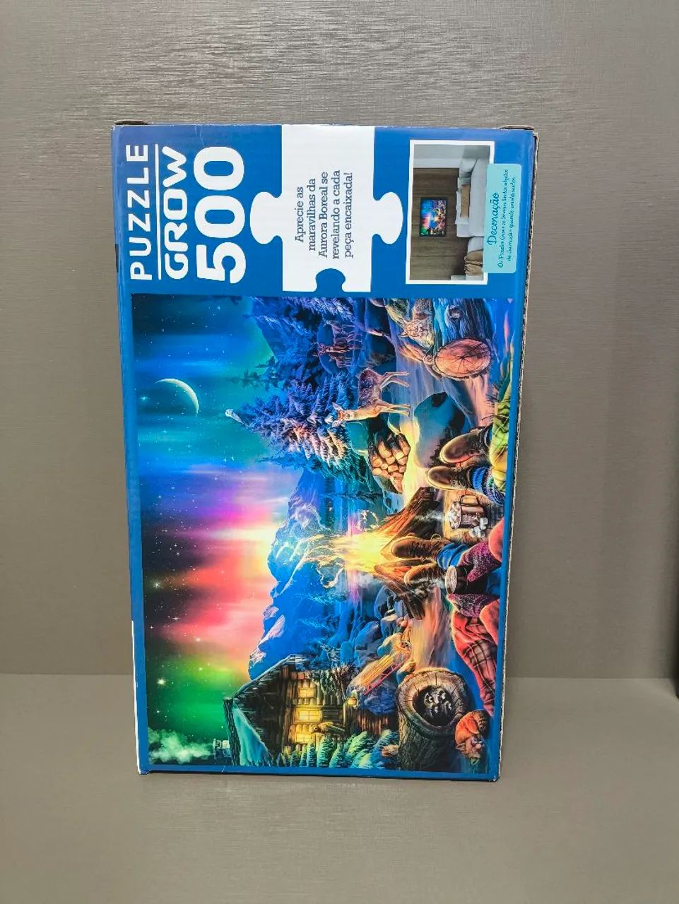 Quebra Cabeça Aurora Boreal Grow 500pç - Foto 4