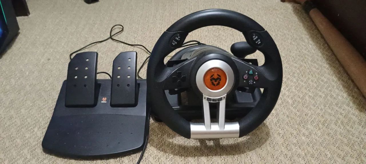 Volante Nox Kroom K-Wheel em perfeito estado