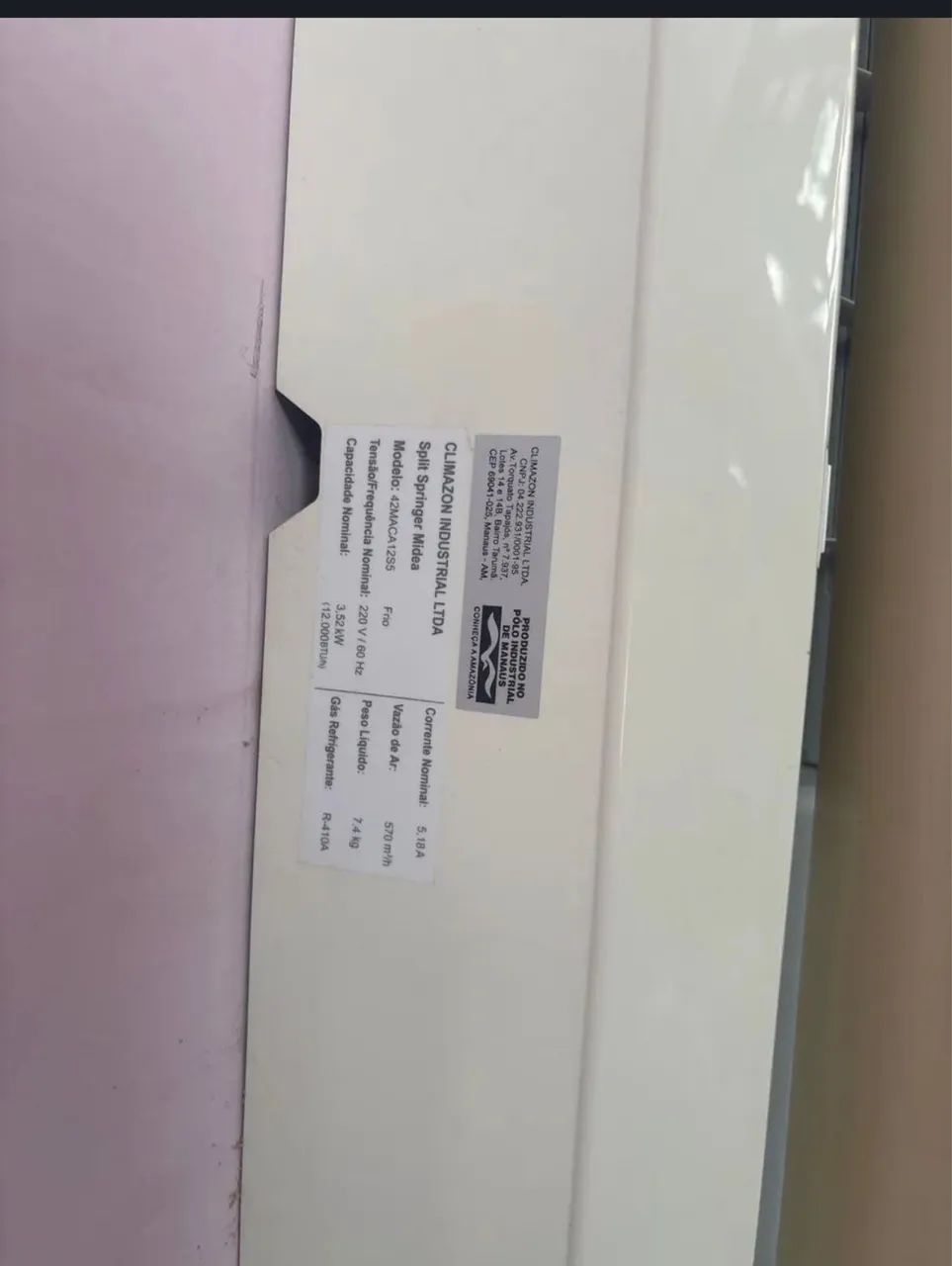 Ar condicionado Springer Midea 12.000btus - Foto 3
