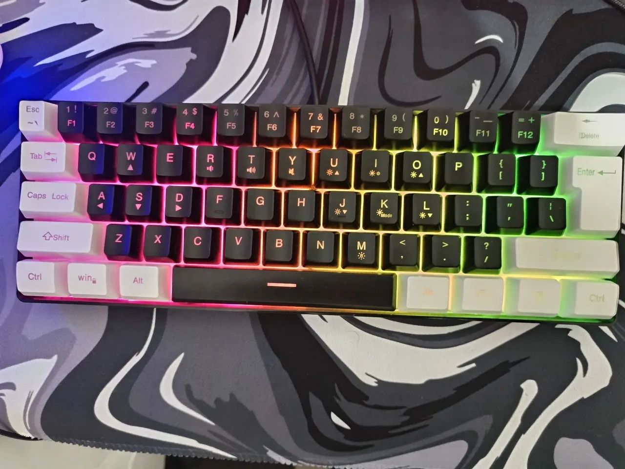 teclado semi mecânico 60% - Periféricos e Acessórios de Computador ...