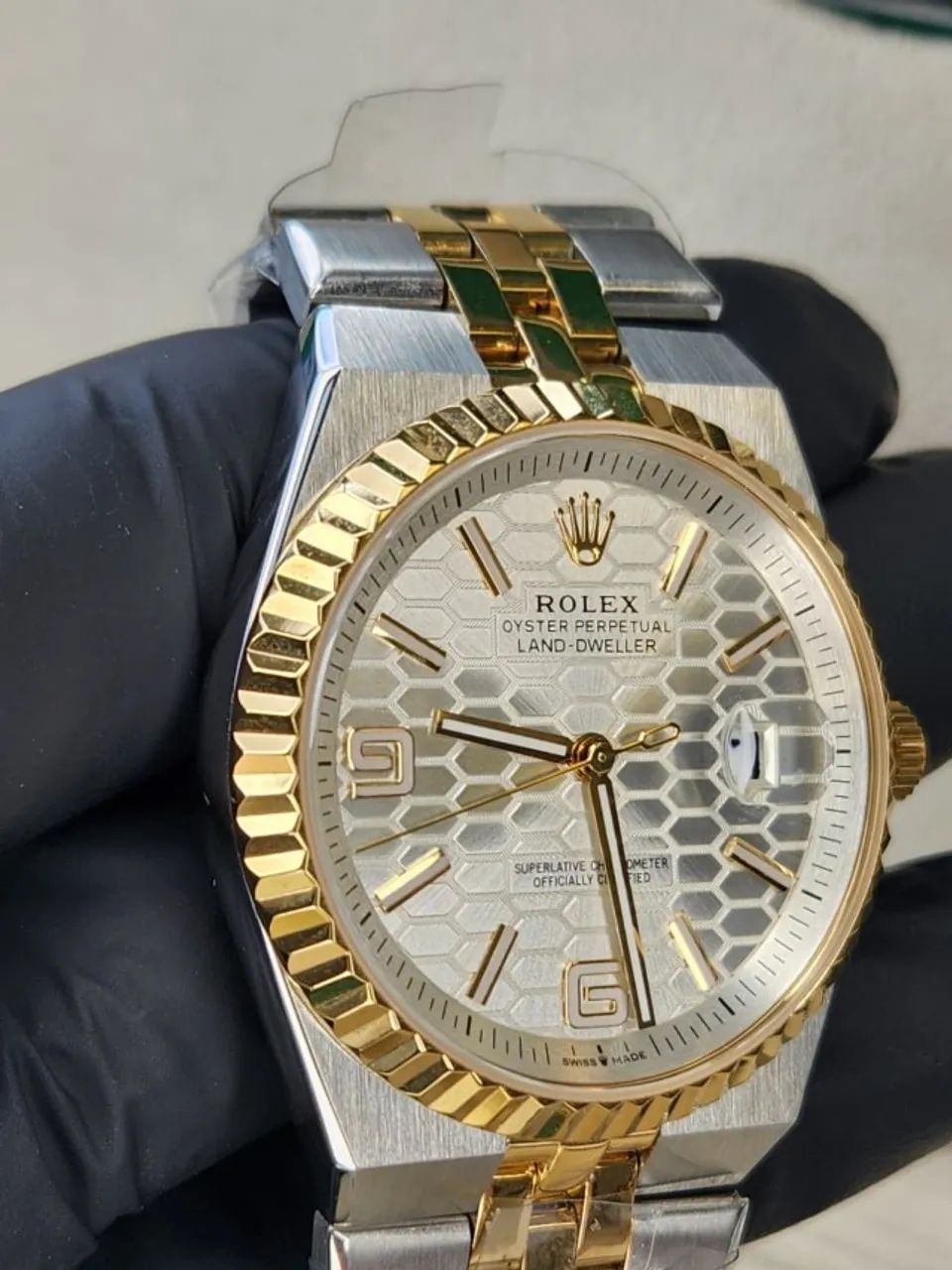 Relogio Rolex Perpertual Prata com Dourado LINHA PREMIUM - Foto 4