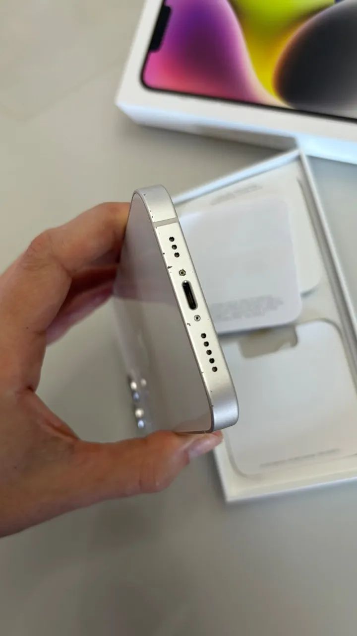 iPhone 14 branco estelar 128gb - Foto 4
