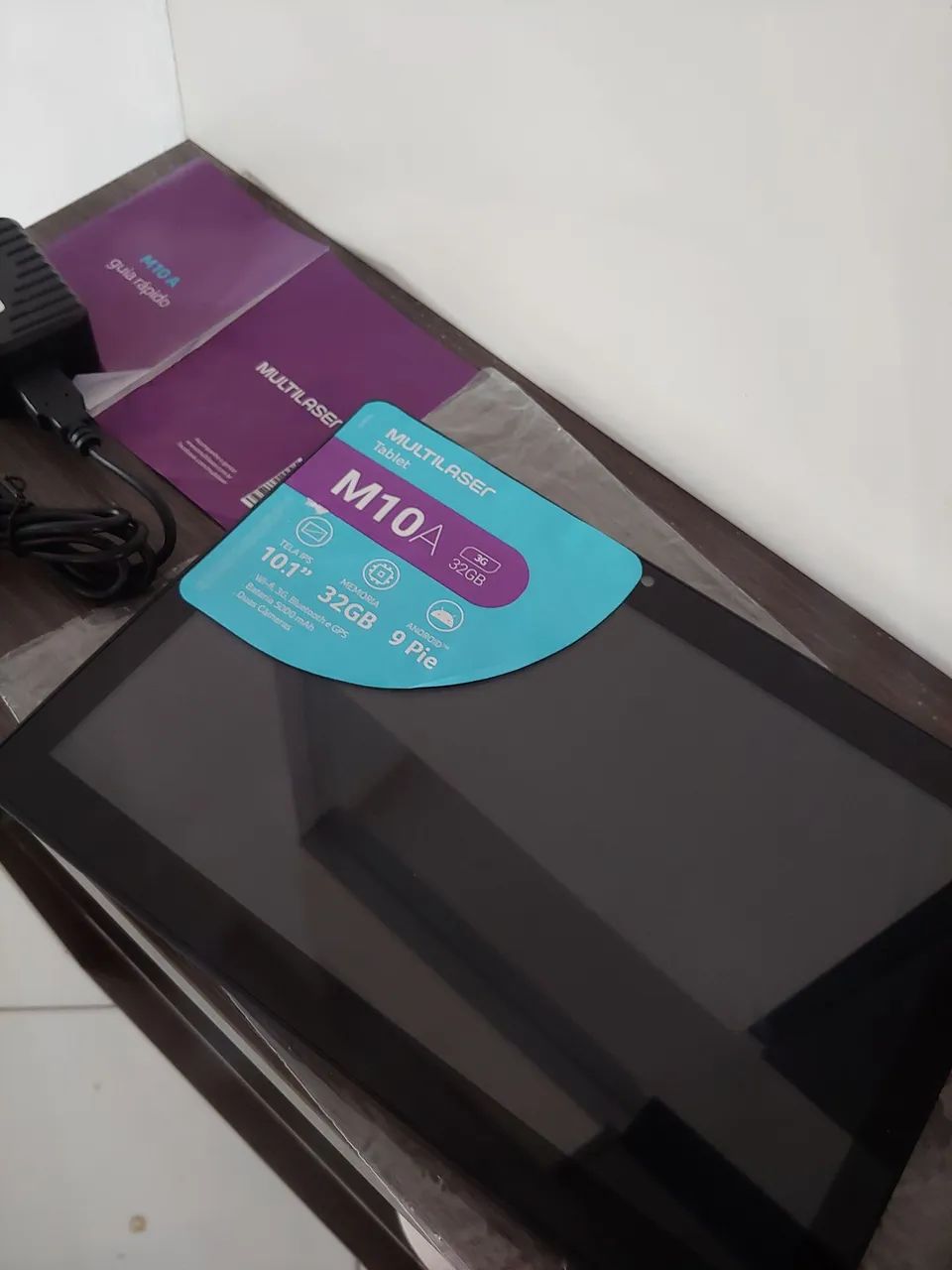 Tablet Multilaser tela HD gigante 10" 32GB pega chip Android - novo!!!  - Foto 5