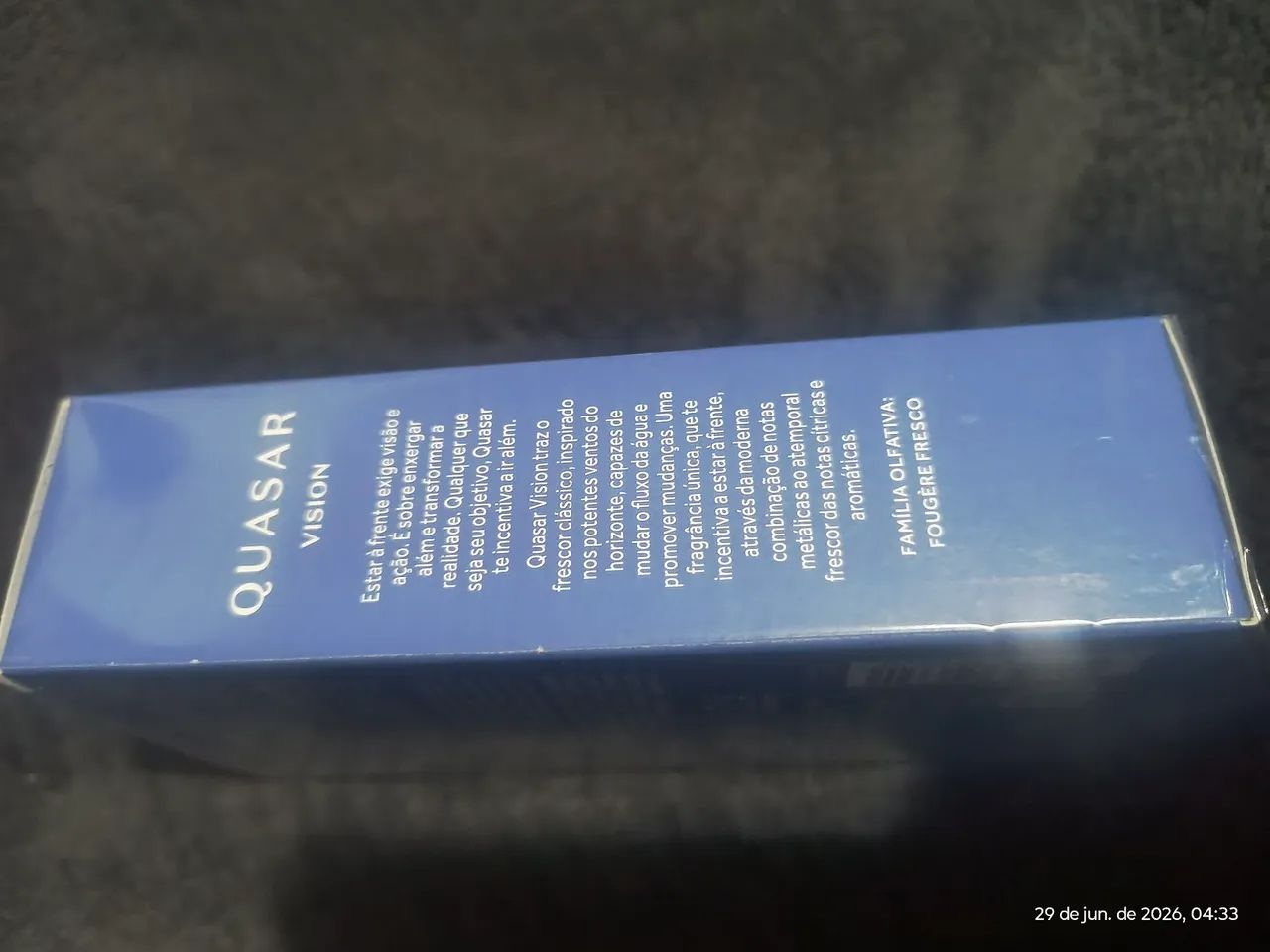 Perfume Quasar Vision O Boticário 100ml - Foto 3