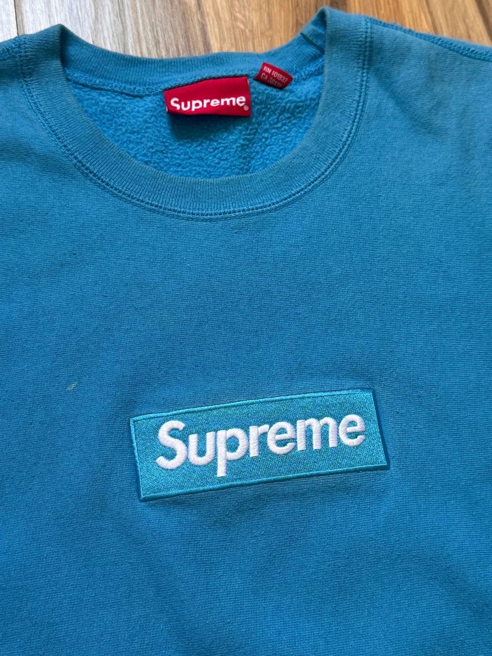 Moletom Supreme "Box Logo FW23" Azul - Foto 2