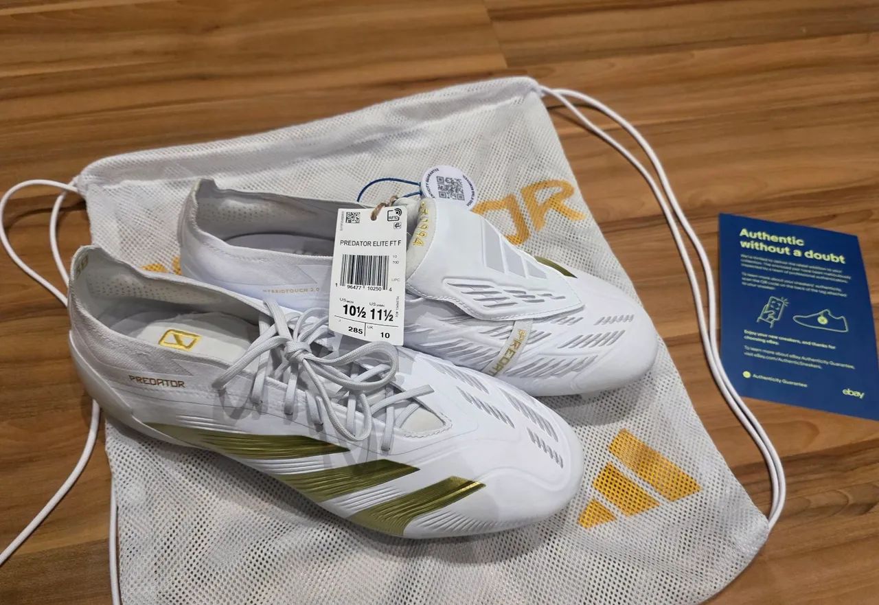  PREDATOR ELITE FT FG 中古 Adidas Predator Elite FT FG White/Gold IF6445 - Nova Original