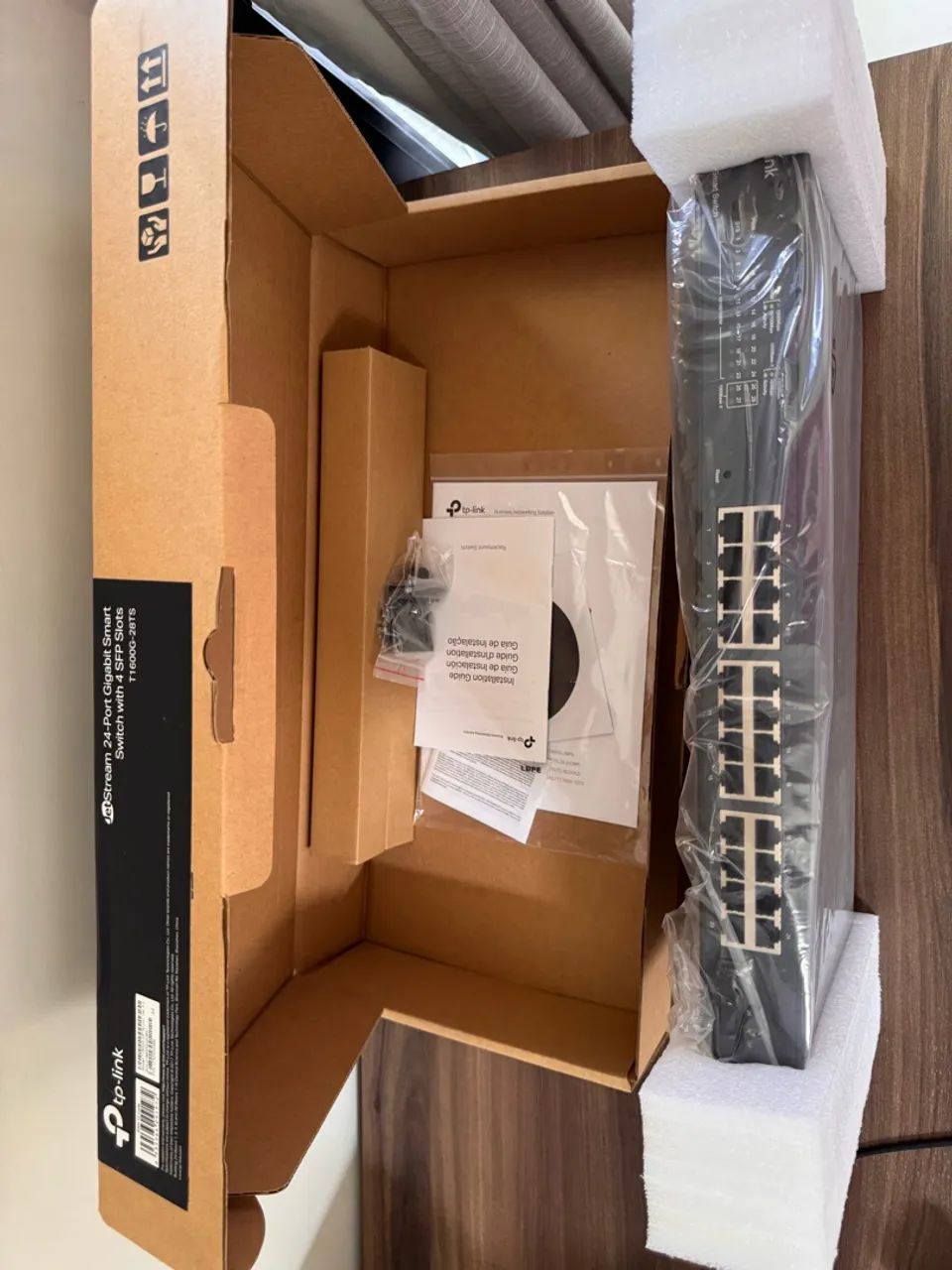 Switch 24 portas TP-Link T1600G L2 - Foto 3