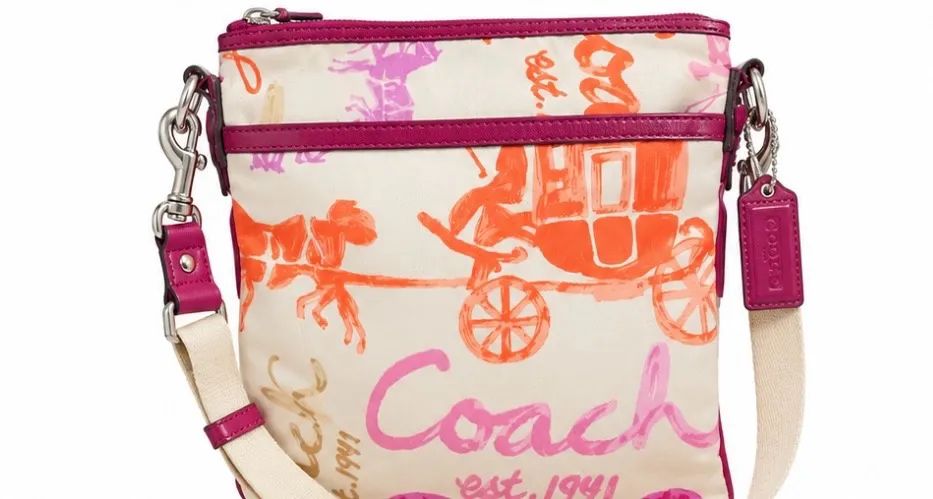 Bolsa coach original com código de veracidade 