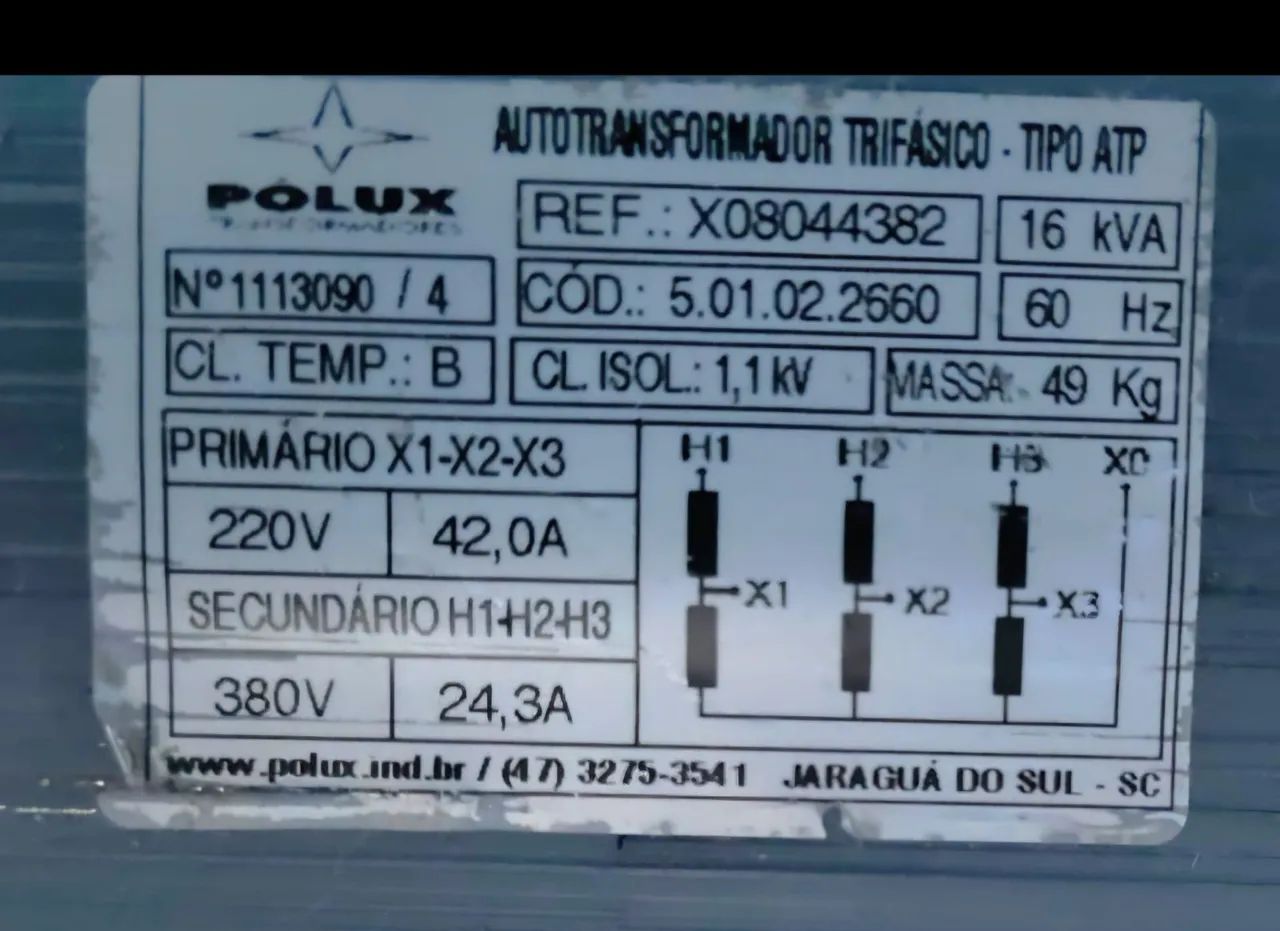 Transformador 220 / 380 V - Foto 2
