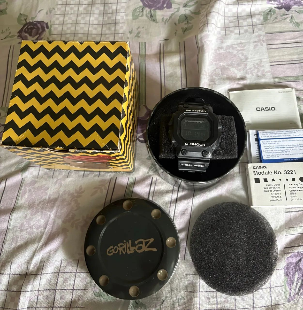 Relógio G-Shock Gorillaz Russel edição limitada - Acessórios
