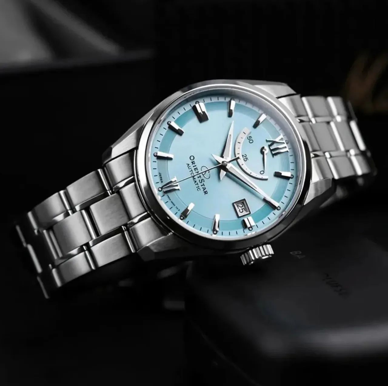 Relógio Orient Star Contemporary Automático Azul  - Foto 3