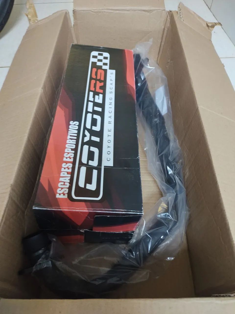 Escapamento coyote 2way Titan 150 ESD 2008