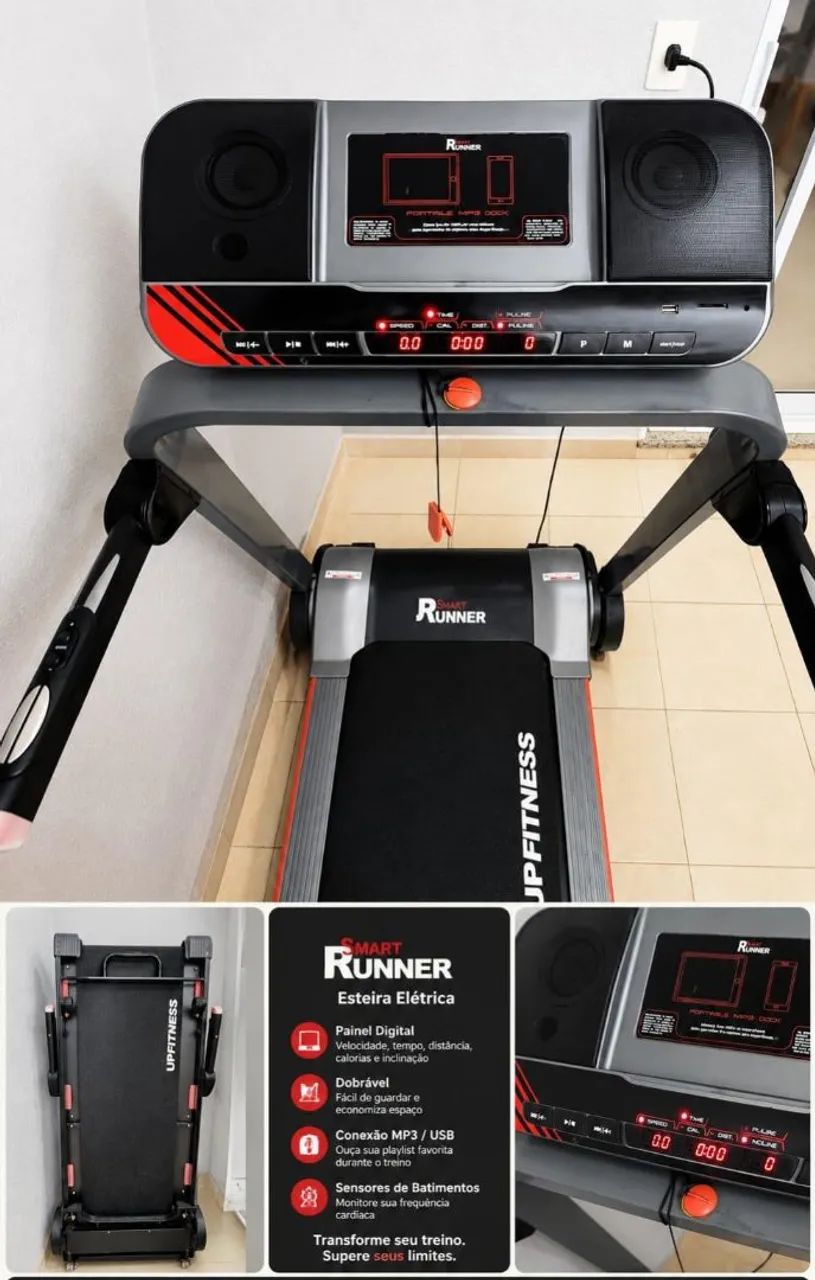 Esteira ergométrica dobrável - Smart Runner 