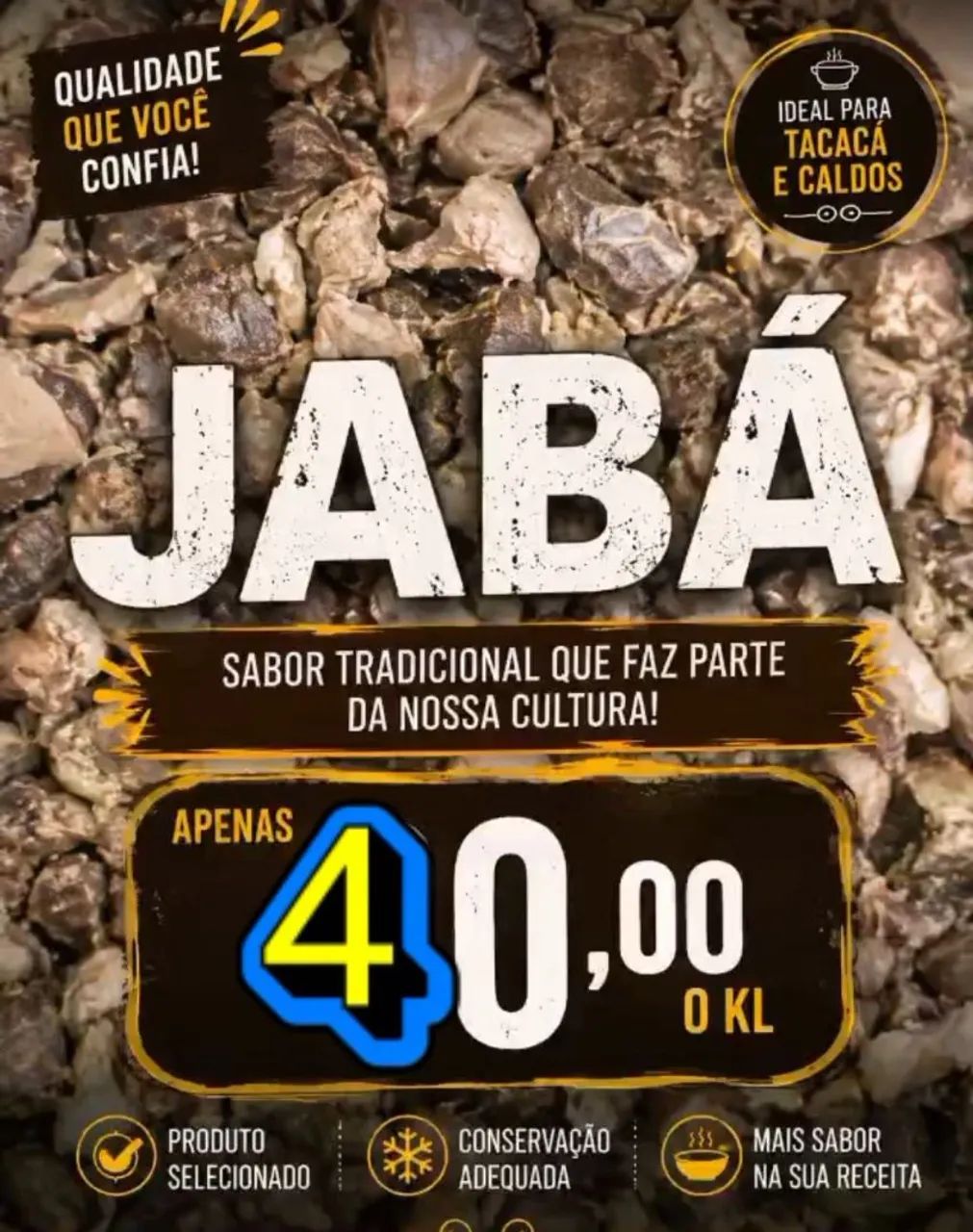Vendemos Jabá no kilo grama top 