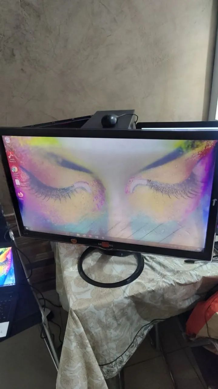 Monitor Led Samsung 27 polegadas com HDMI. Parcelo no cartão sem juros  - Foto 2