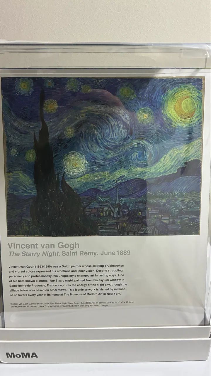 Boneca Barbie X Moma Da Noite Estrelada Vincent Van Gogh - Foto 4