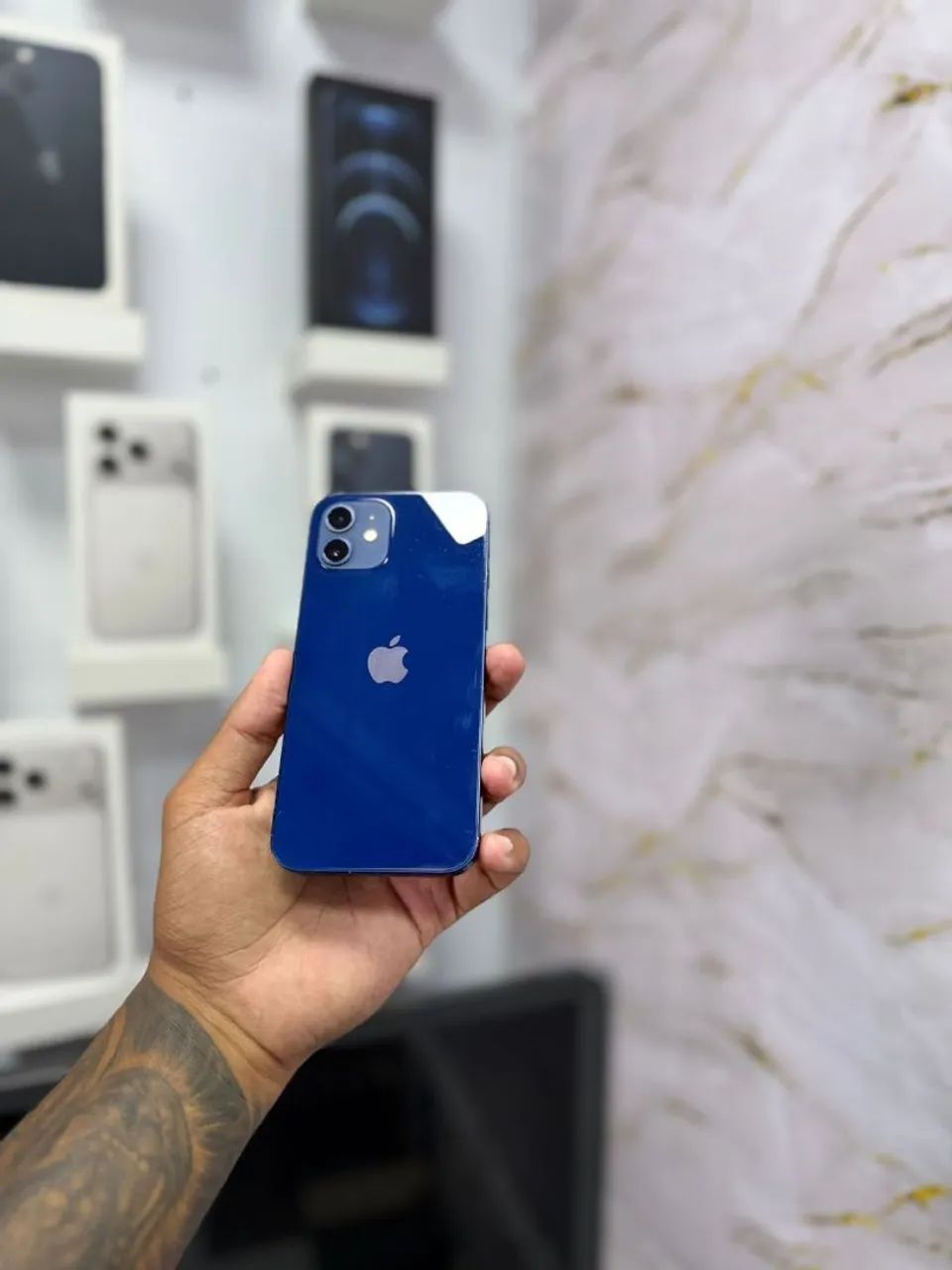 IPHONE 12 128GB AZUL<br>R$ 1.799,00 TOP