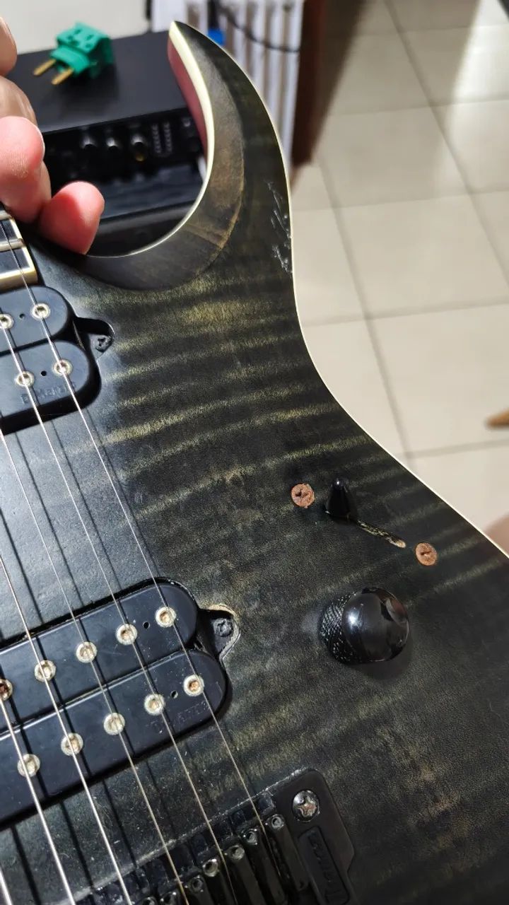 Ibanez RGAIX7FM Iron Label - 7 Cordas - DiMarzio - Gotoh - Foto 6