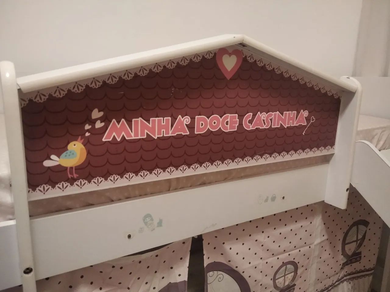 Cama de solteiro Casinha com escorregador + colchão  - Foto 2