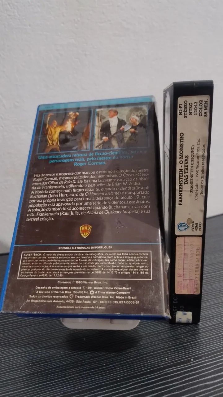 VHS FRANKENSTEIN o monstro das trevas  - Foto 2