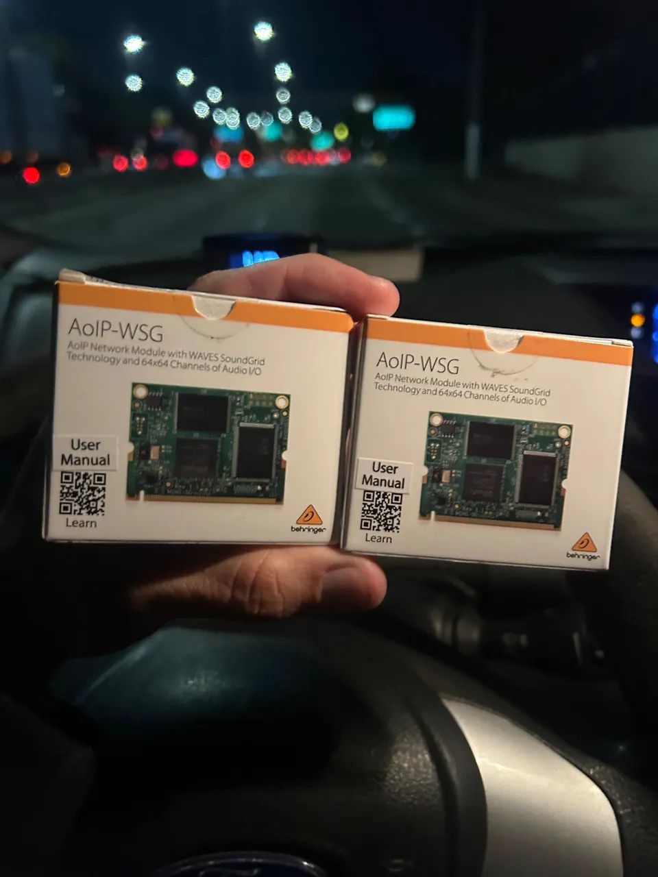 AoIP-WSG Behringer Wing Placa