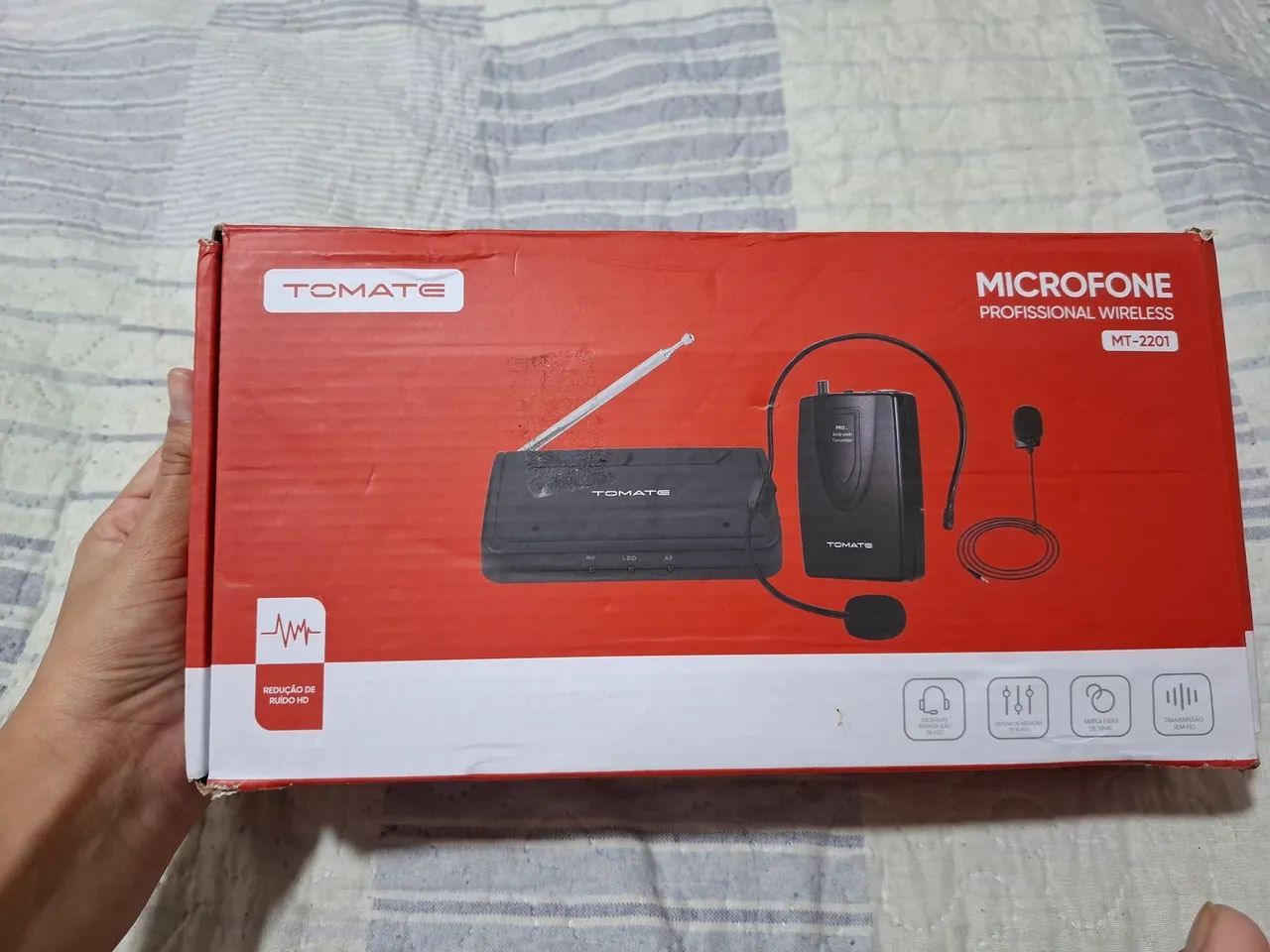 Vendo microfone de cabeça da marca TOMATE - Foto 2