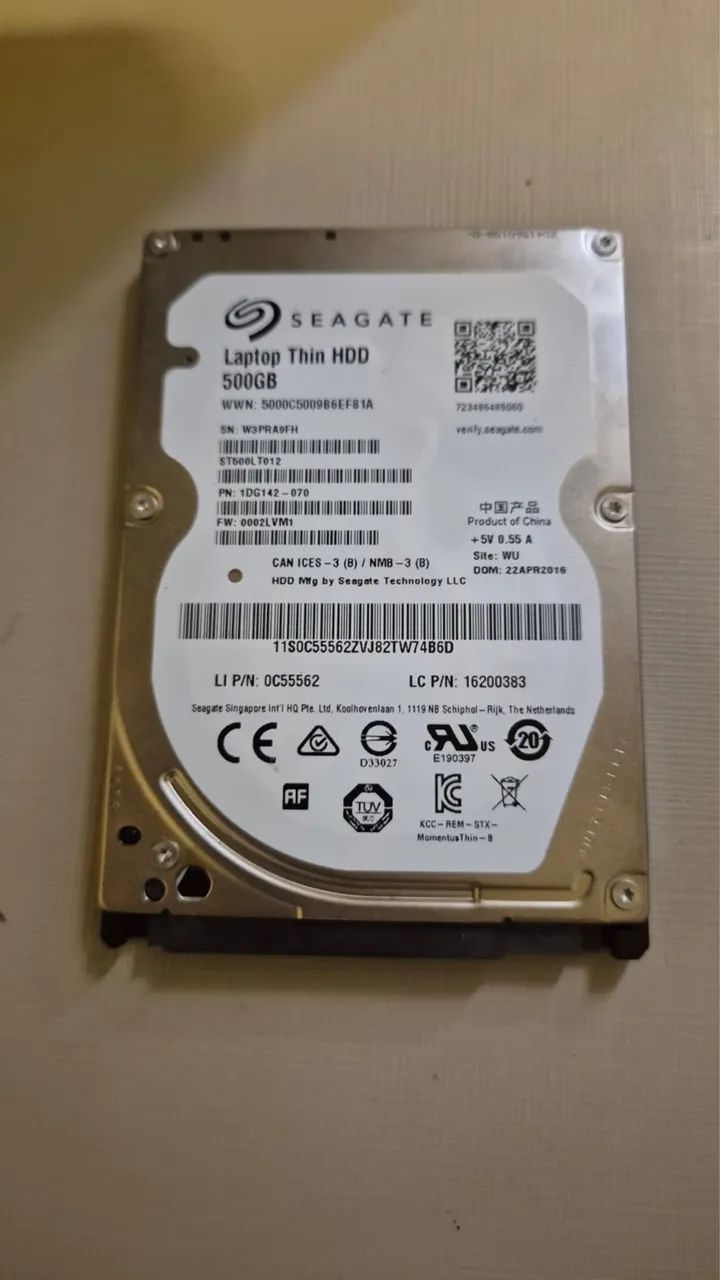 hd 512gb seagate 2,5 polegadas