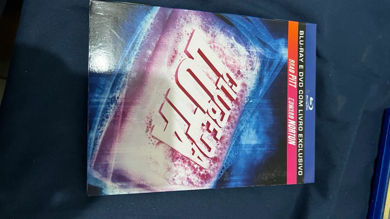 Clube da luta box Bluray + dvd + livro