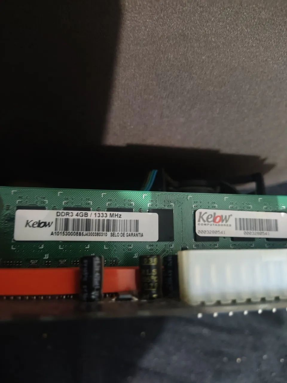 kit placa mãe 775 DDR3 com 4gb de ram - Foto 2