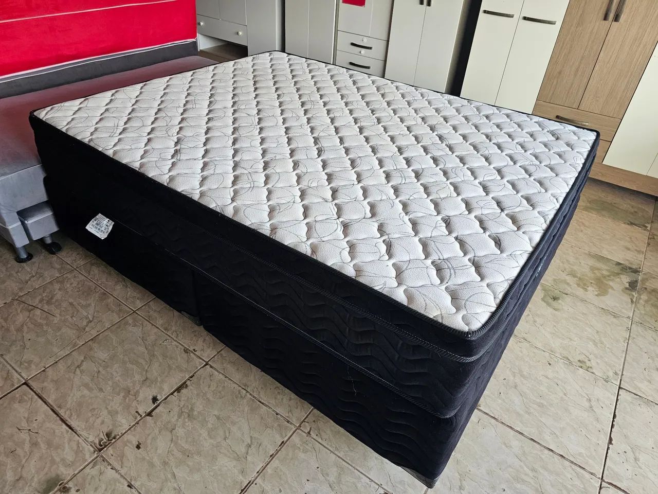 Cama box queen molas bonnell usada  - Foto 4