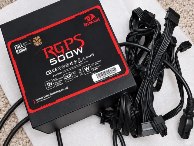 FONTE - REDRAGON RGPS-500W ? R$ 150 - Foto 2