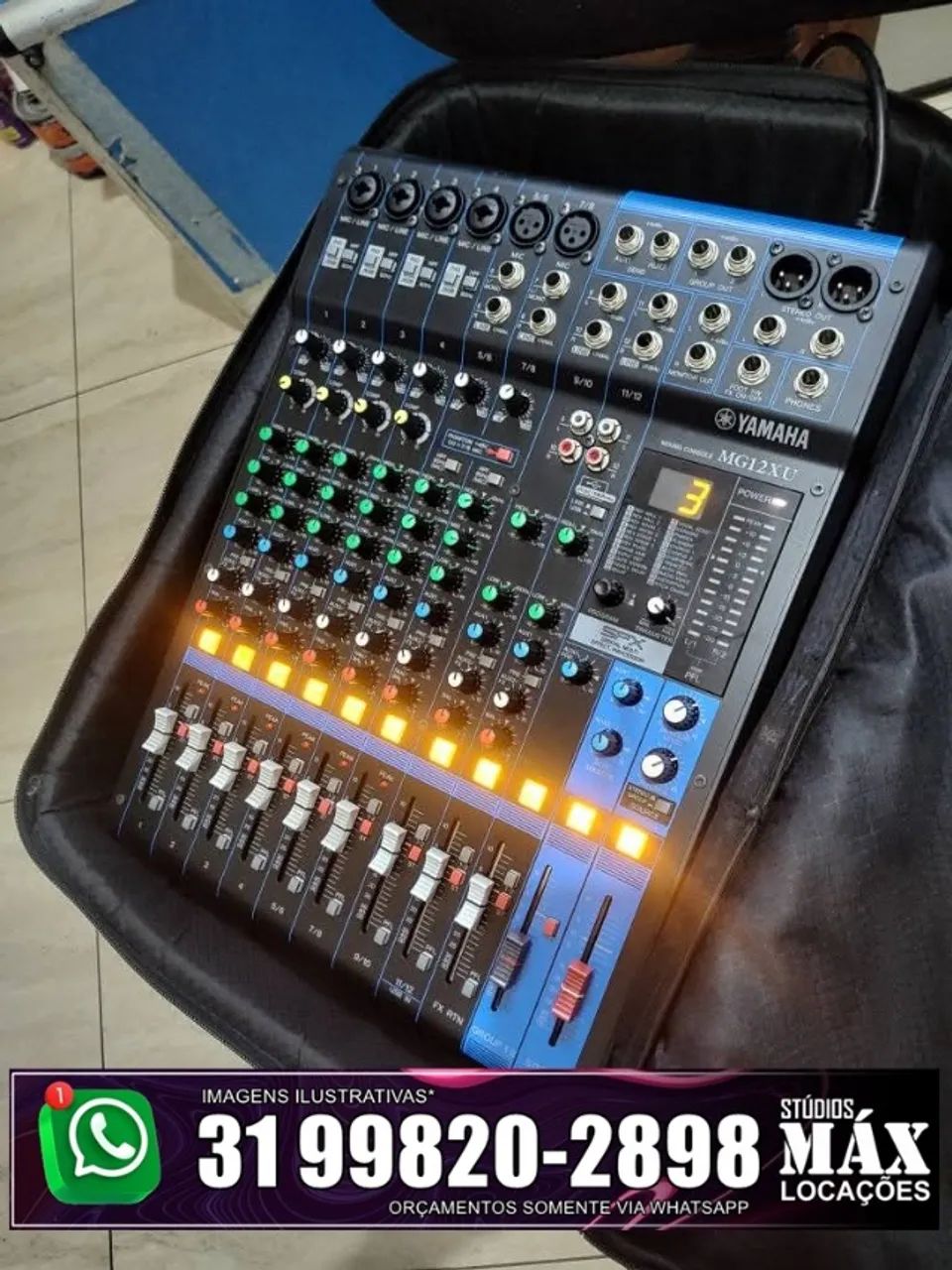 Aluguel de mesa de som profissional para eventos - Foto 3