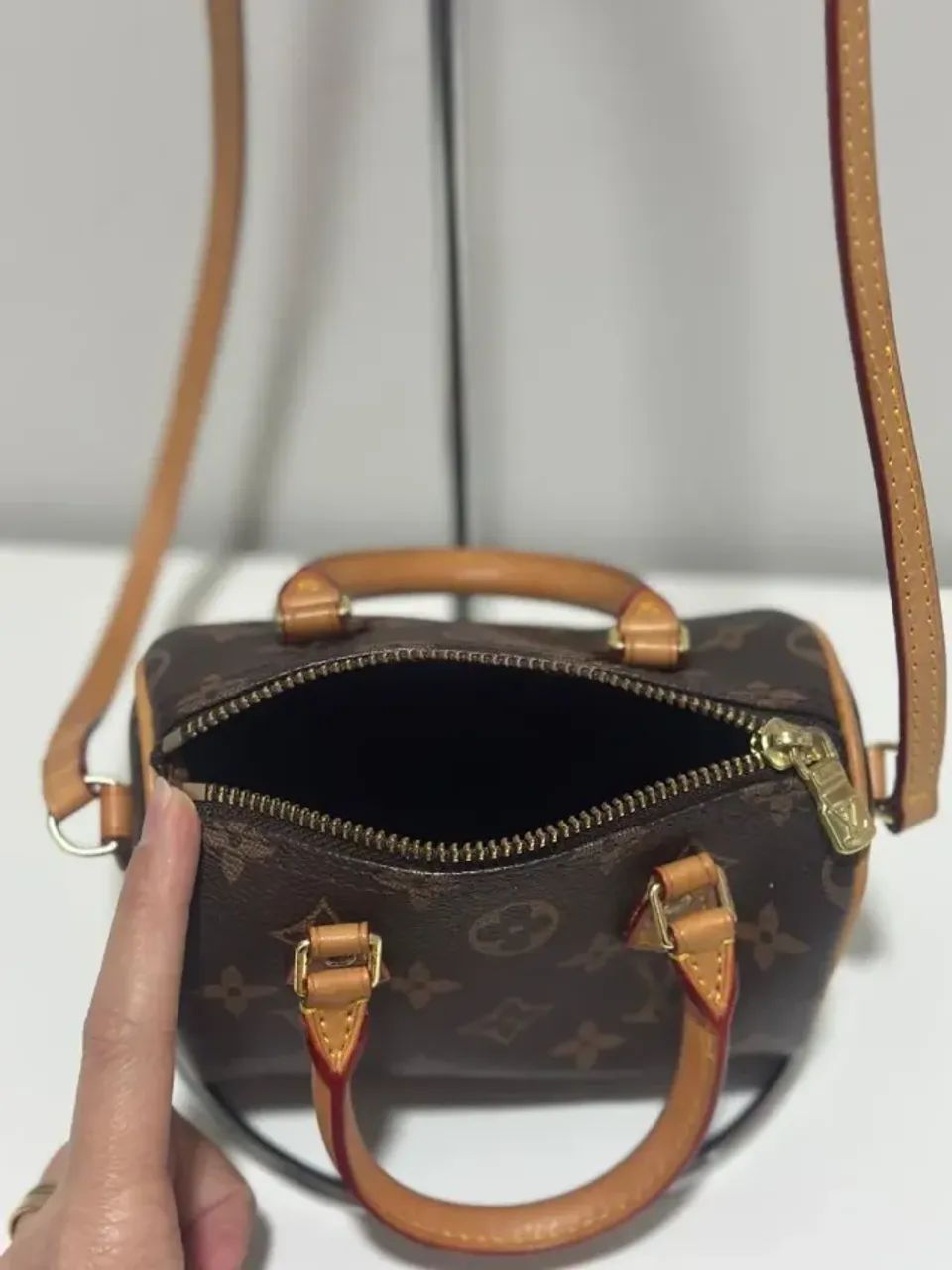 bolsa louis vuitton speedy nano - Foto 4