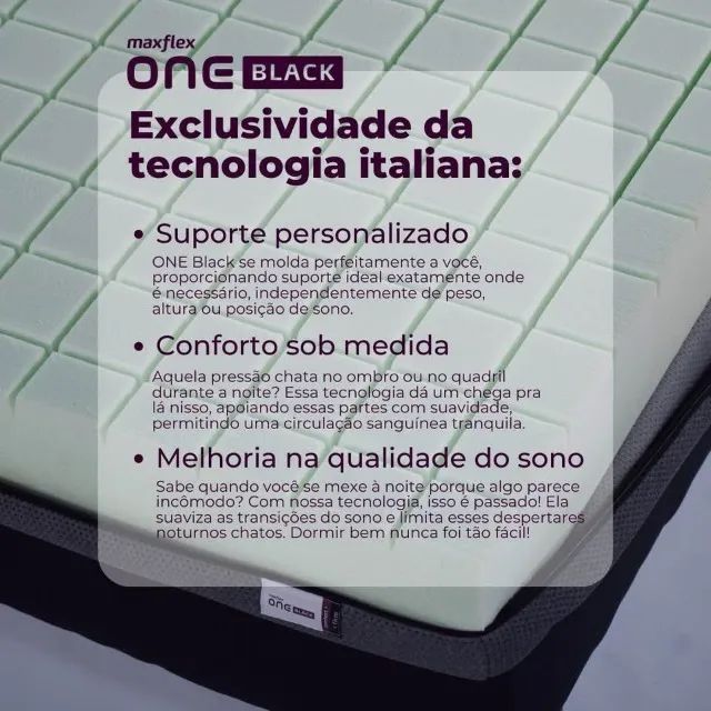 Colchão King Maxflex One Black - Foto 3