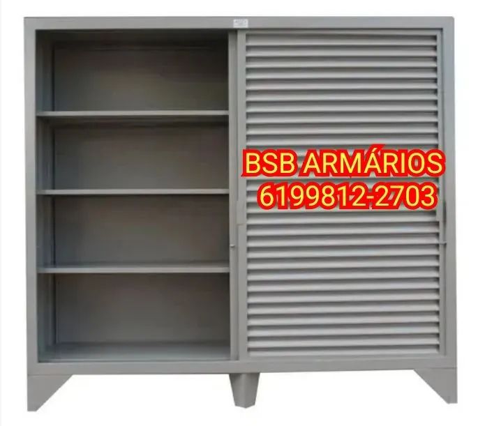 Armários de aço modernos pra garagem  - Foto 2