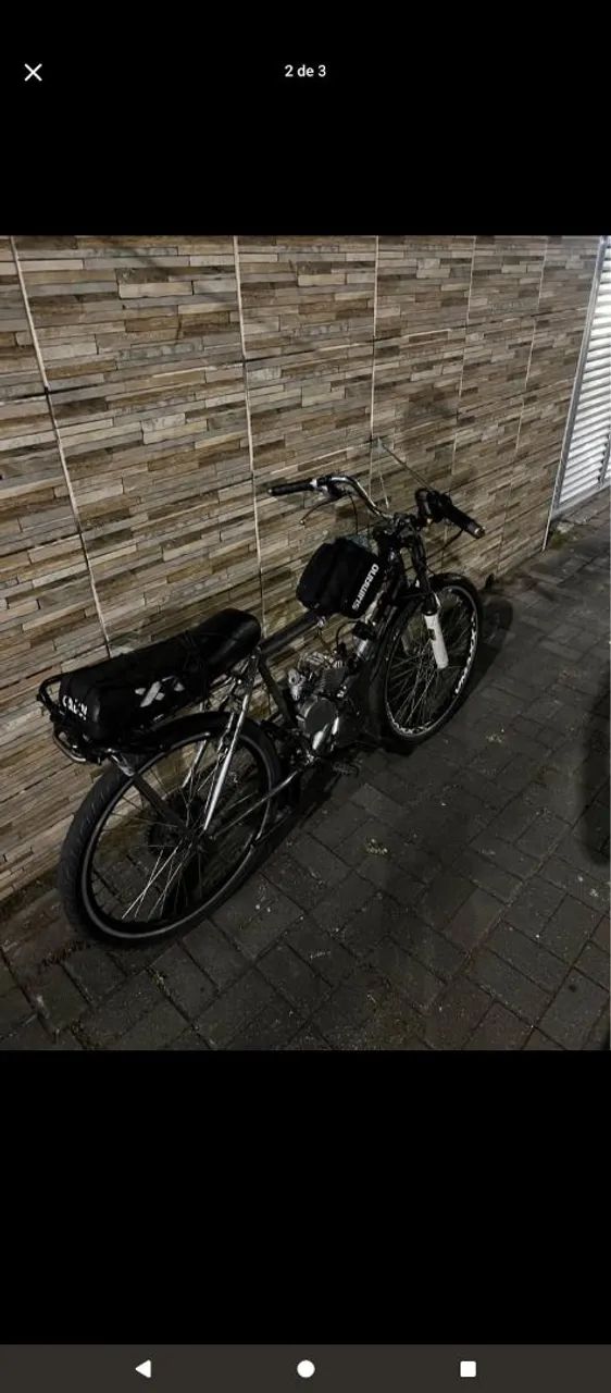 Bicicleta motorizada 80cc - Foto 2