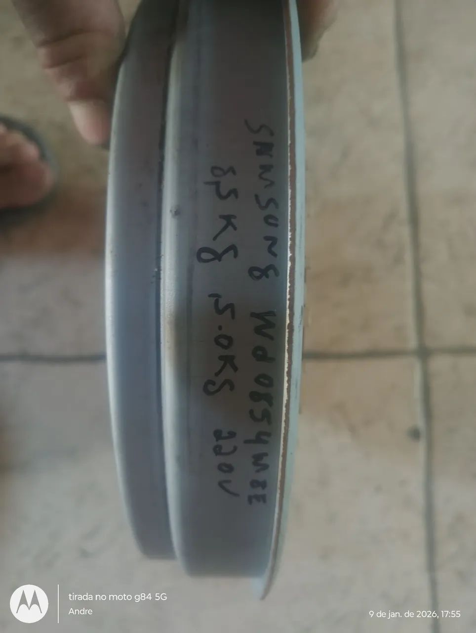 Motor e extator lavar e secar Samsung wd0854w8e - Foto 3