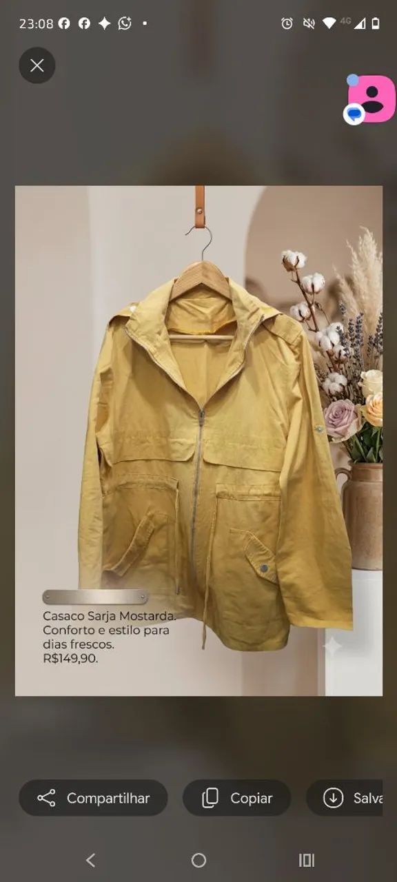 Casaco parka 