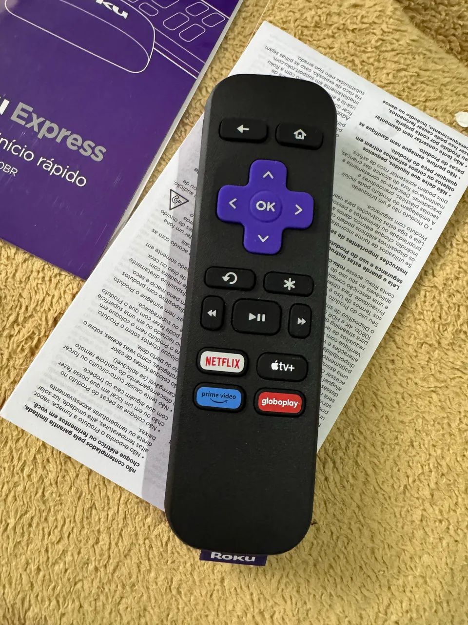 Roku Express | Dispositivo de streaming para TV HD compatível com Alexa, Siri e Google.  - Foto 5