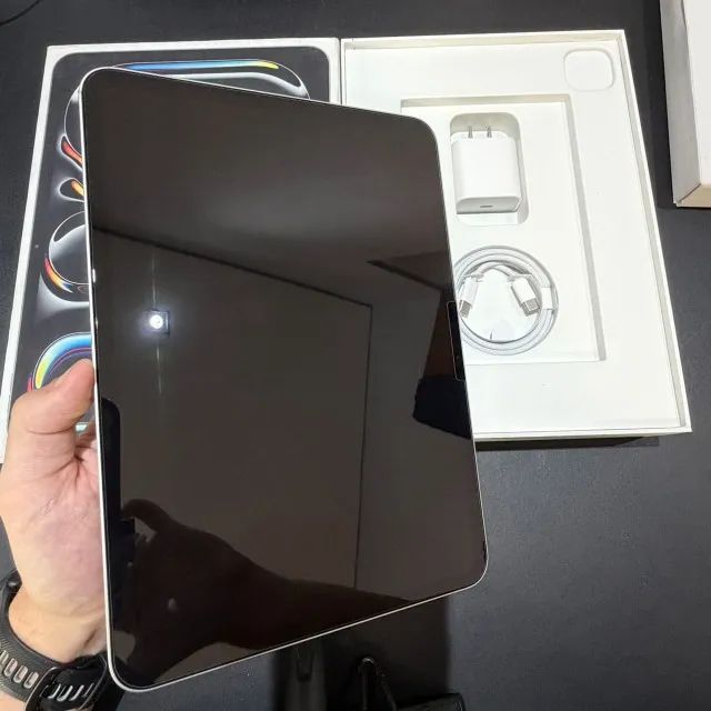 IPad Pro M5 256GB 11" Impecável! Garantia Apple! ACC cartão e entrego! OPORTUNIDADE! - Foto 5